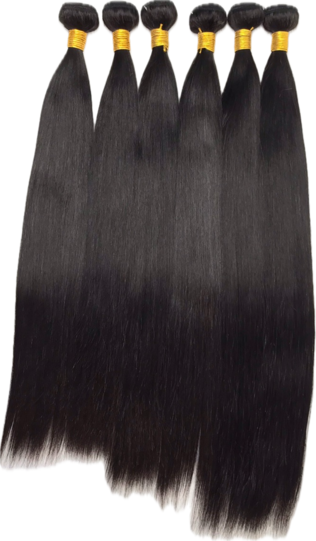 1B Natural Black Raw Virgin Weft Extensions