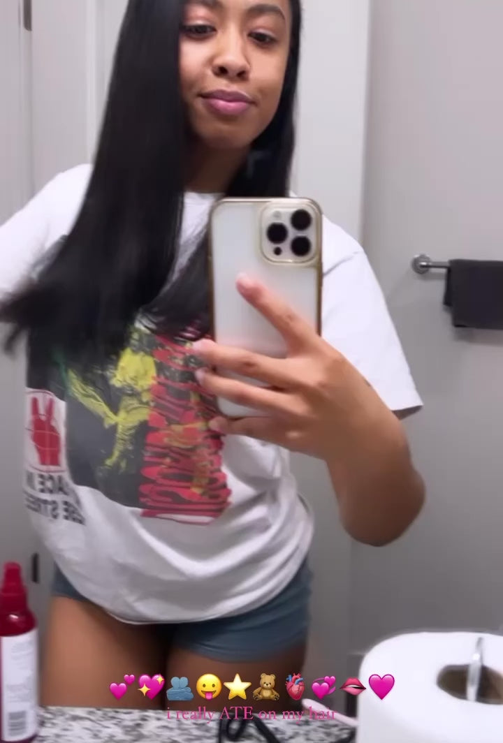 1B Natural Black Raw Virgin Clip-Ins